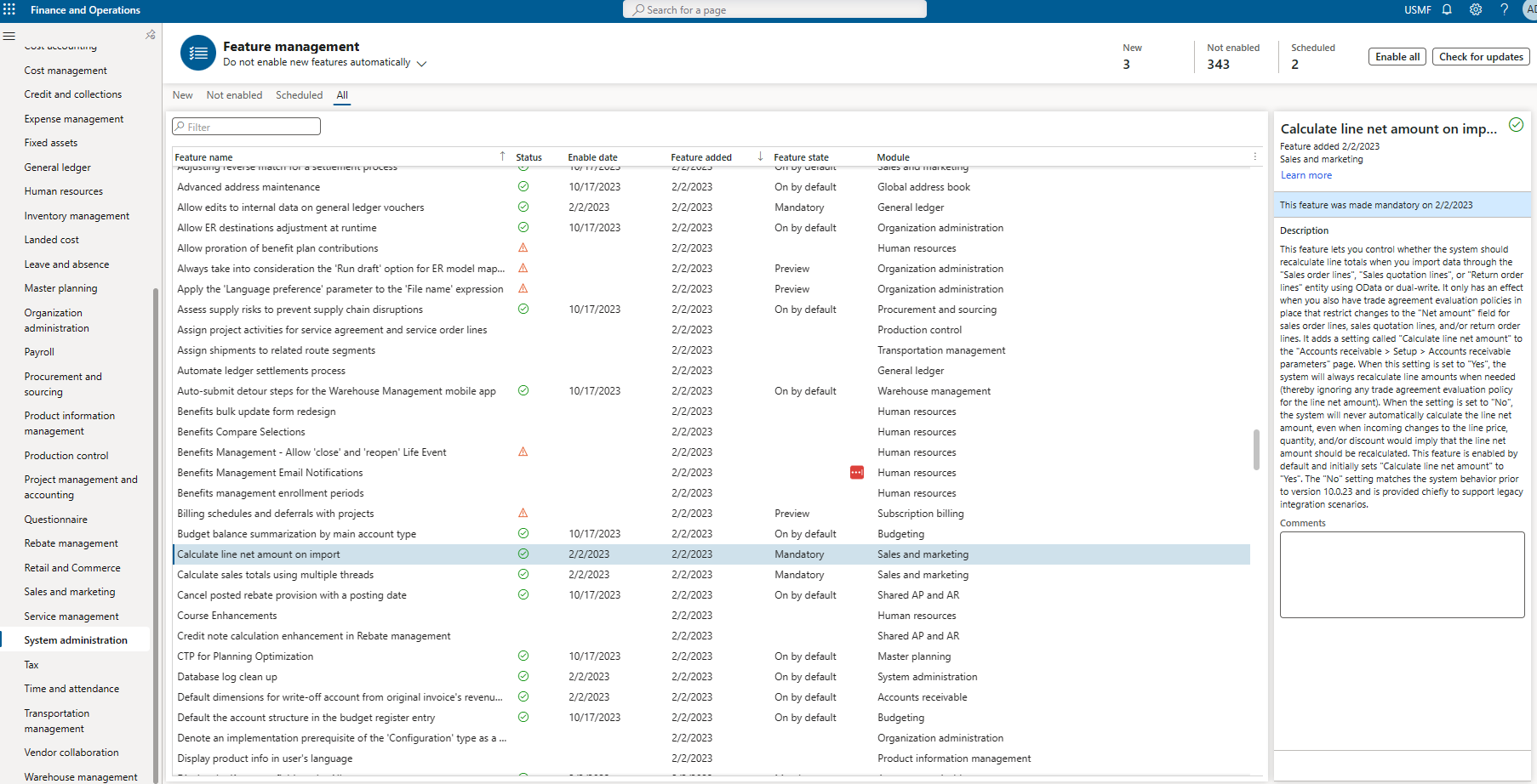 Microsoft Dynamics 365 Finance and Operations System Admin